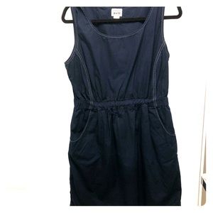 Converse Dress 100% Cotton Navy Blue With Pockets